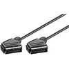 Image de Goobay 11702 Câble SCART 1,5 m SCART (21-pin) Noir - Neuf