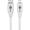 Image de Goobay - Apple Ipad/iphone/ipod Câble De Raccordement [1x Usb-c® Mâle - 1x Dock Mâle Lightning] 1.00 M Blanc R219241