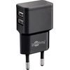 Image de Goobay 44951 chargeur d'appareils mobiles Téléphone portable, Smartphone Noir Secteur Intérieure - Neuf
