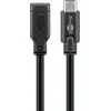 Image de Goobay Extension USB-C (USB 3.1 Generation 1), Noir, 1m