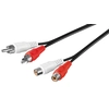 Image de Goobay 50026 câble audio 2,5 m 2 x RCA Noir - Neuf