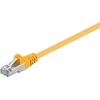 Image de Câble réseau CAT 5e, F/UTP, jaune, 0.5m