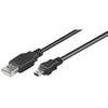 Image de Goobay Câble Usb Homme Usb Type A 4 Broches Homme Noir Mini-usb Type B 3 M