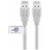 Image de Goobay Cable Usb Usb2.0 Type A - Type A St/st 2,00m Gris (50796)