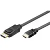 Image de Cable DisplayPort vers HDMI Goobay M/M 1m #5POURCENT