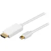 Image de Câble Adaptateur Mini Displayport /hdmi , Doré, Connecteur Mini Displayport Connecteur Hdmi  (type A). Longueur De Câble 1 M