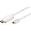 Image de Câble Adaptateur Mini Displayport /hdmi , Doré, Connecteur Mini Displayport Connecteur Hdmi  (type A). Longueur De Câble 2 M