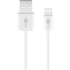 Image de Goobay 54600 Câble de charge et de synchronisation Lightning USB, 1 m, blanc - Câble MFi pour Apple iPhone/iPad blanc