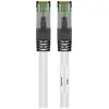 Image de goobay Câble patch RJ45 CAT 6A 500 MHz avec CAT 8.1 S/FTP câble brut avec gaine de câble sans halogène AWG 24 blanc 20 m