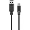 Image de Goobay 55467 Câble USB 2.0 USB-C  vers USB A, noir, 0,5 m - convient aux appareils avec connexion USB-C 