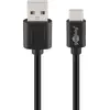 Image de goobay Câble USB 2.0 USB C vers USB A noir 1,8 m