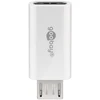 Image de Goobay Wentronic 55550 - Usb Micro B - Usb C - Male Connector / Female Connector - Blanc (55550)