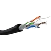 Image de Goobay 57199 câble de réseau Noir 100 m Cat6 U/UTP (UTP) - Neuf