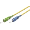 Image de Goobay 59664 Glasfaserkabel 20 m SC/APC SC/UPC FTTH OS2 Gelb (59664)