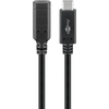 Image de Goobay 61038 câble USB USB 3.2 Gen 2 (3.1 Gen 2) 1 m USB C Noir - Neuf
