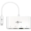 Image de Goobay 62105 laptop dock/port replicator Wired USB 3.2 Gen 1 (3.1 Gen 1) Type-C White