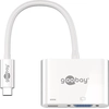 Image de Goobay 62107 station d'accueil Avec fil USB 3.2 Gen 1 (3.1 Gen 1) Type-C Blanc - Neuf