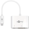 Image de Goobay 62108 hub & concentrateur USB 3.2 Gen 1 (3.1 Gen 1) Type-C Blanc - Neuf