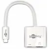Image de Goobay 62110 Adaptateur USB-C  HDMI 4k60Hz, PD, blanc, 0.145 m - étend un appareil USB-C  à une prise HDMI 