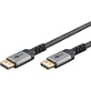 Image de Goobay 65266 câble DisplayPort 3 m Noir, Argent - Neuf