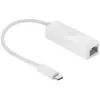 Image de Adaptateur Usb-c  Ethernet, Blanc, Pour Connecter Un Pc Ou Un Apple Macbook À Un Réseau Ethernet (rj45) Via Le Port Usb-c . Version Couleur Blanc