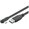 Image de Câble Usb 3.0 Uab-c À 90° Vers Usb-a (1 M) Noir