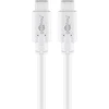 Image de goobay Câble USB C 3.1 génération 1 blanc 0,5 m