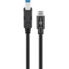 Image de Goobay 67986 Câble USB 3.2 Gen 1 (3.1 Gen 1) 1 m USB B USB C Noir