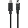 Image de goobay Câble USB 2.0 USB C vers Mini B 2.0 noir 0,5 m