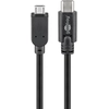 Image de Goobay 67992 câble USB USB 2.0 0,6 m Micro-USB B USB C Noir - Neuf