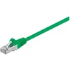 Image de Goobay 68046 CAT 5e Câble patch, SF/UTP, vert, 5 m - CCA mélange de cuivre