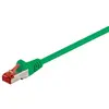 Image de Goobay 68294 CAT 6 Câble patch, S/FTP (PiMF), vert, 10 m - LSZH sans halogène, cuivre