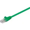 Image de Goobay 68378 CAT 5e Câble patch, U/UTP, vert, 5 m - CCA mélange de cuivre