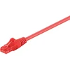 Image de Goobay 68446 CAT 6 câble patch, U/UTP, rouge, 10 m - CCA mélange de cuivre