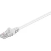 Image de Goobay 68500 CAT 5e Câble patch, U/UTP, blanc, 0.5 m - CCA mélange de cuivre