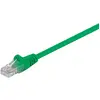 Image de Goobay 68612 CAT 5e Câble patch, U/UTP, vert, 0.25 m - CCA mélange de cuivre