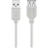 Image de Wentronic Goobay Câble d'extension USB 2.0 Hi-Speed, gris, 0,3 m