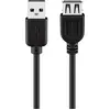 Image de Kabel USB 2.0 A-A 30 cm prodluovací, erný
