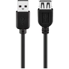 Image de Goobay 68622 câble USB USB 2.0 0,3 m USB A Noir - Neuf