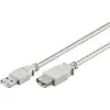 Image de Goobay USB Verl AA 060 HiSpeed 0.6m câble USB 0,6 m USB A Gris - Neuf