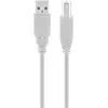 Image de Wentronic USB 2.0 AB 180 LC HiSpeed 2.0, 1.8m, USB A, USB B, mâle/mâle, 1.8 m