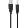 Image de Goobay 68902 Câble USB USB 2.0 5 m USB A USB B Noir