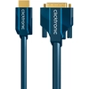 Image de ClickTronic 1m HDMI/DVI Adapter DVI-D Bleu - Neuf