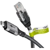 Image de Goobay 70697 câble changeur de genre USB C RJ-45 Noir, Argent