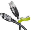 Image de Goobay 70699 câble changeur de genre USB C RJ-45 Noir, Argent