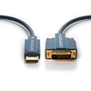 Image de ClickTronic 70730 câble vidéo et adaptateur 3 m DisplayPort DVI-D Bleu - Neuf