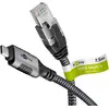 Image de Goobay 70753 câble changeur de genre USB C RJ-45 Noir, Argent