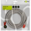 Image de Goobay 72576 CAT 6 câble patch, U/UTP, gris, 3 m - conducteur en aluminium revêtu de cuivre (CCA)