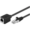 Image de 73388 Goobay Rallonge Rj45 Cat 5e F/utp 2m (noir) - Rallonge Ethernet Rj45 Blindé Catégorie 5 F/utp 2 M
