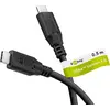 Image de Goobay 74186 Câble USB USB4 Gen 2x2 0,5 m USB C Noir